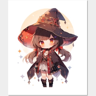 Witch girl Posters and Art